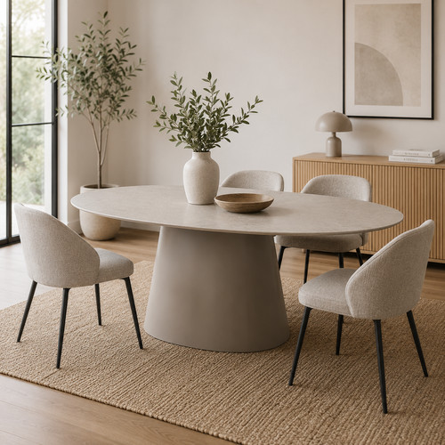 Morand dining table oval - dining,