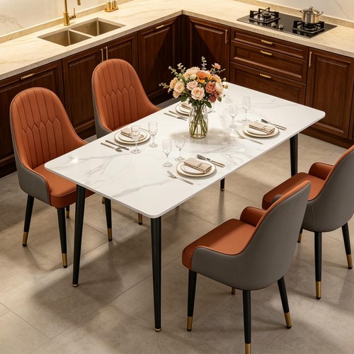 Solid marble dining table - solid,
