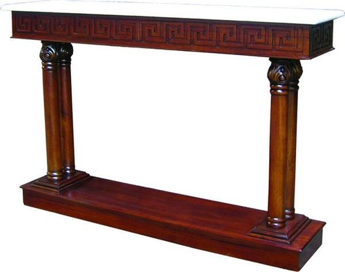 Mahogany console table hall - console, |