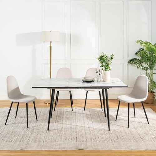 Extendable dining table with - dining,