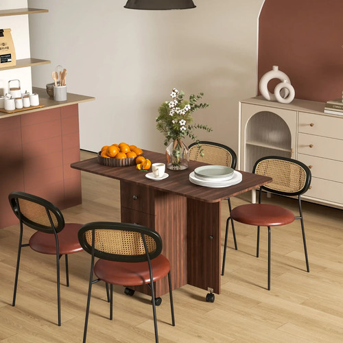Homcom seater drop - 6, leaf