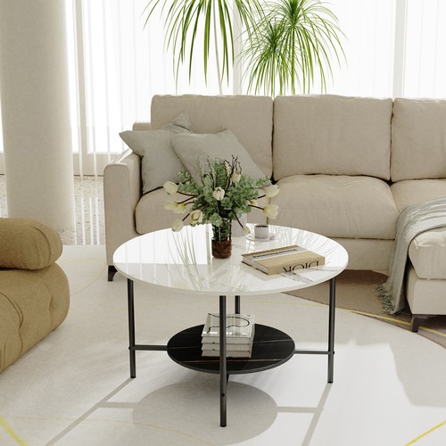 80cm round dining table fancy - 80cm,