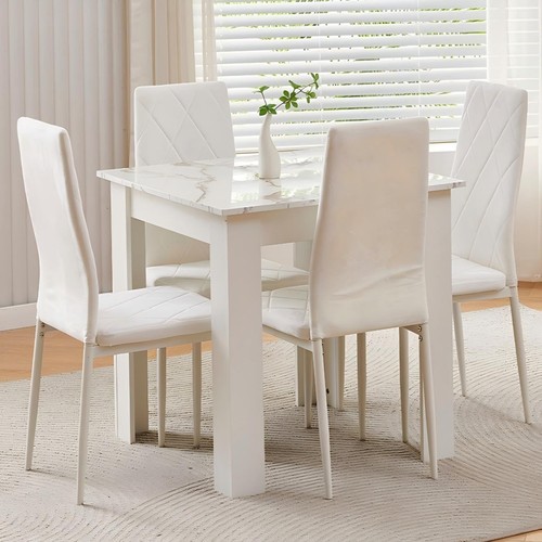 Square dining table - dining,