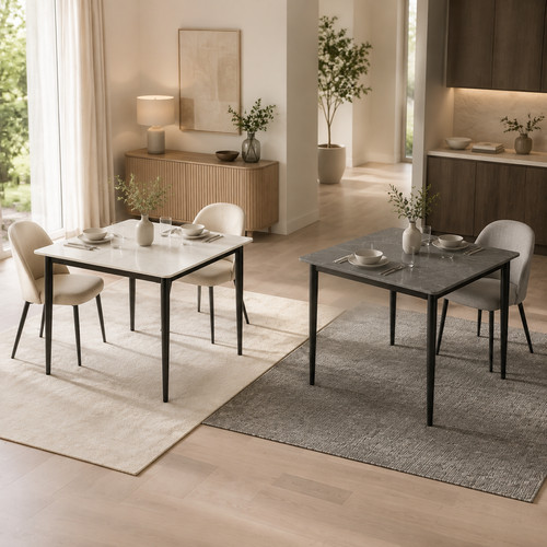 Square dining table - dining,