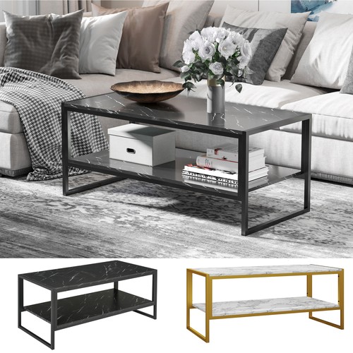 Two tier marble effect coffee - marble,