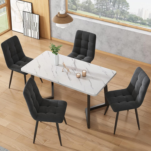 Dining table marble - table, effect